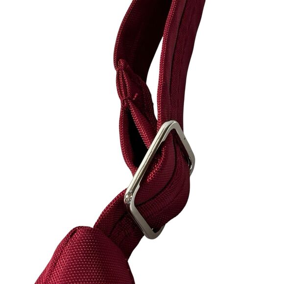 TRAVELON Red Full Zip Crossbody Purse Travel Bag-Adjustable Strap-Zip-Pockets - Picture 5 of 16